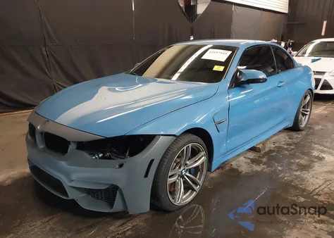 2016 BMW M4 из США, поврежденный, VIN WBS3U9C51GP968809